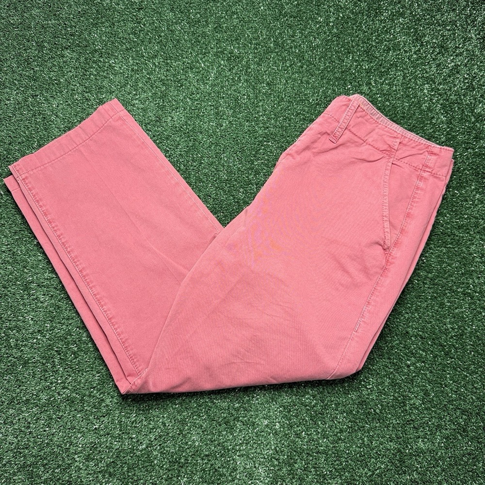 True Religion Pants Men's Chino Stone Wash Straight Size 32x26 Pink
